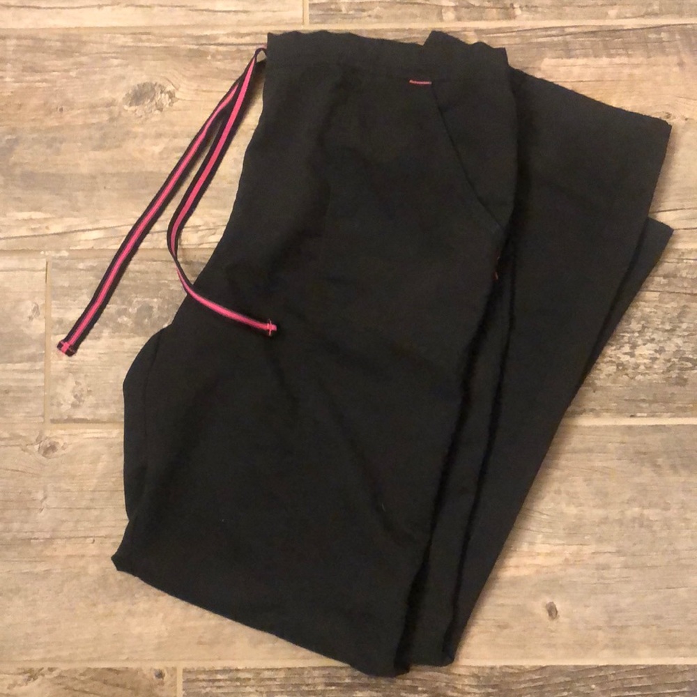 Scrub star Medium black scrub pants